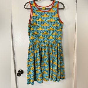 Yellow Submarine Cotton Dress